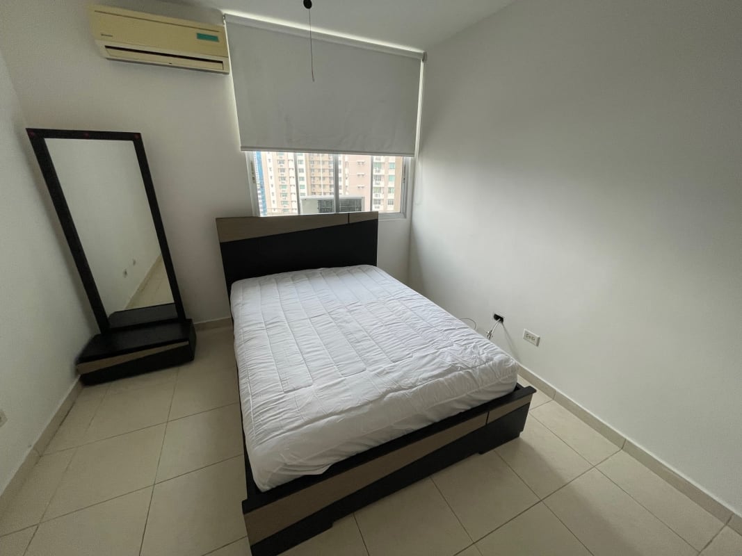 Bedroom with built-in closet, AC, city view PH Costa Pacifica Punta Pacifica Panama
