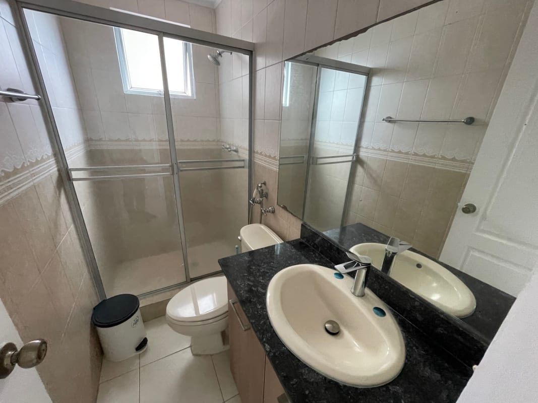 View of PH Costa Pacifica building facade Punta Pacifica Panama City