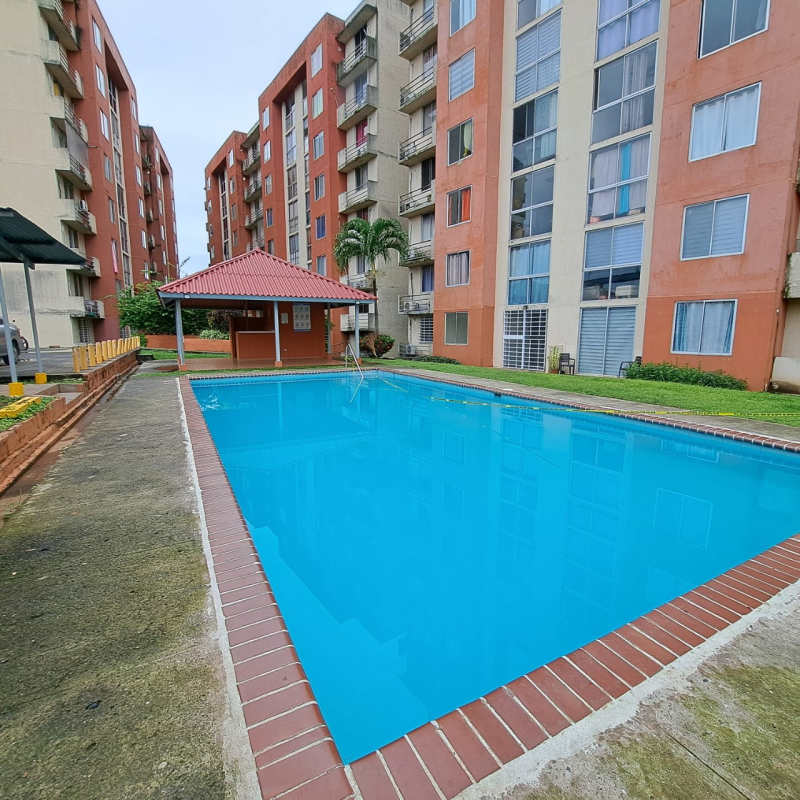 Pool area with gazebo and lounge space PH Mystic Village Don Bosco Panama City