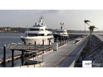 Golf course front luxury condominium towers at Vista Mar Resort Panama