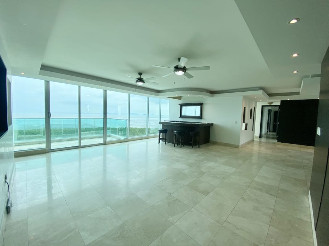 Spacious kitchen with granite counters and appliances PH Ocean Two Panama