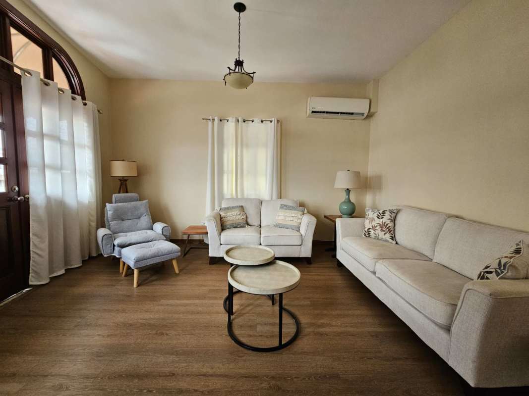 Exterior of restored colonial building with balconies at PH Casa del Mar Casco Viejo Panama