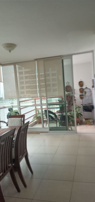 Bathroom with granite countertop vanity and tiled shower Costa del Este Panama