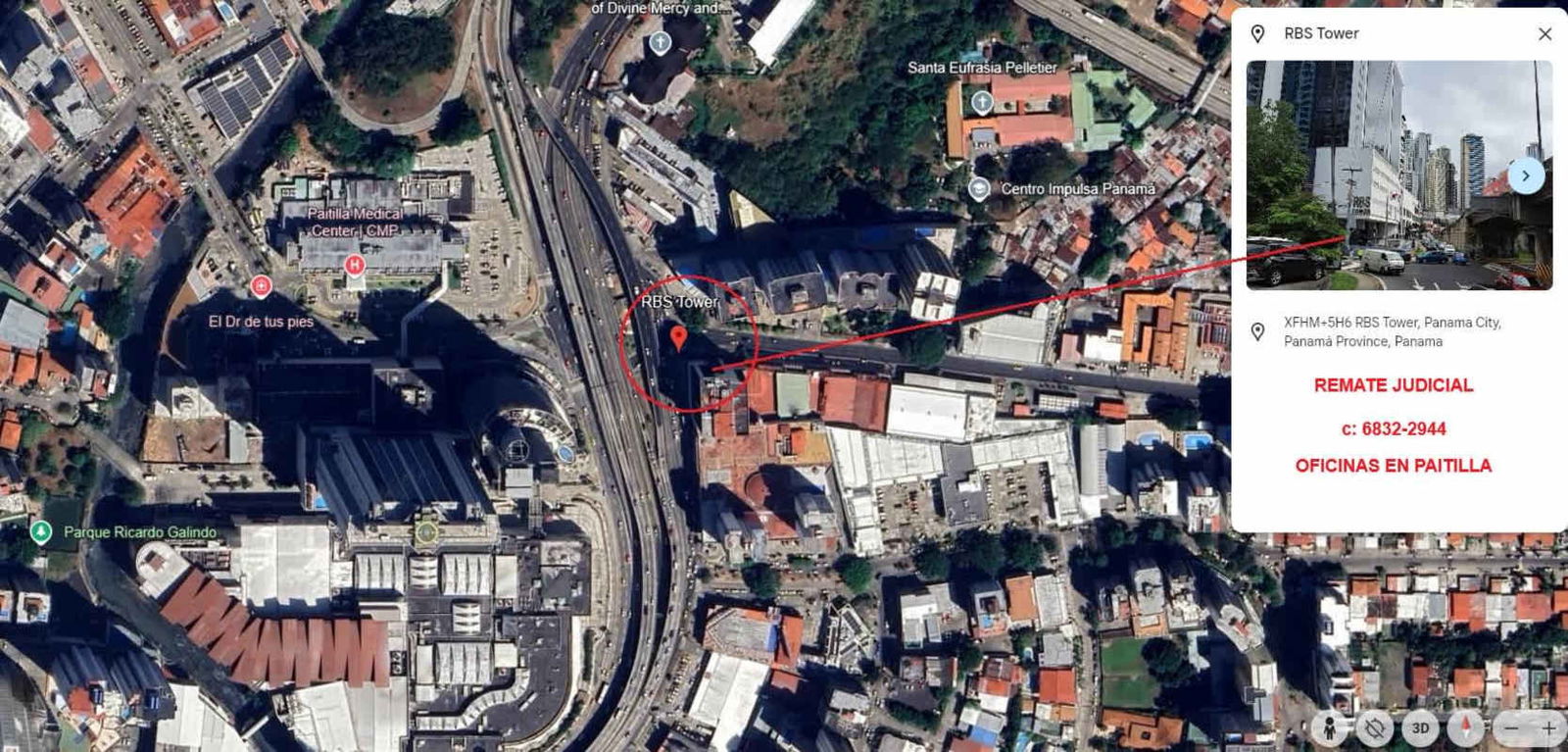 Office for Sale PH RBS Tower Paitilla Sea View