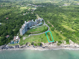 Coastal lot for sale adjacent to residential condominiums Punta Caelo Panama