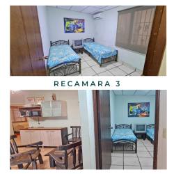 Bedroom with kitchenette, two single beds, AC, TV Aguadulce Panama