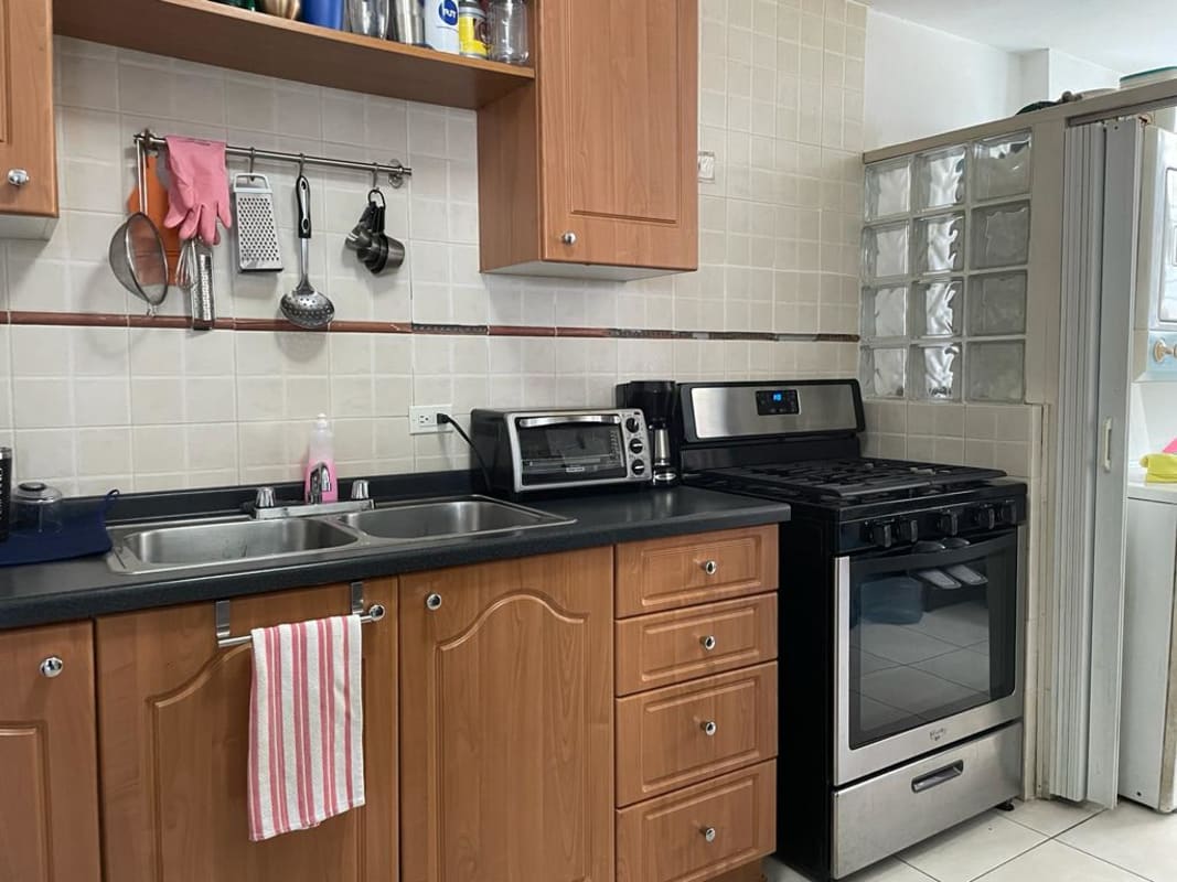 Second bedroom with built-in closet and AC in PH San Francisco Bay Panama