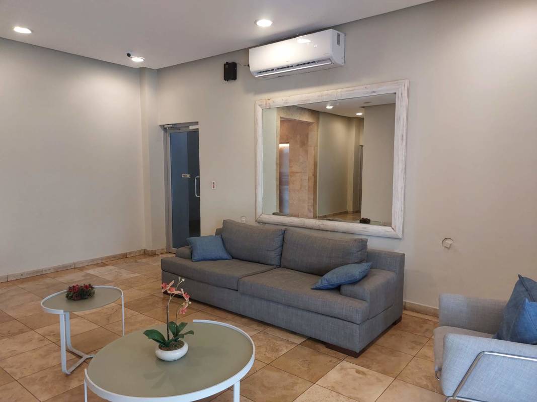 Living room with large window and open layout PH Rokas Condado del Rey Panama