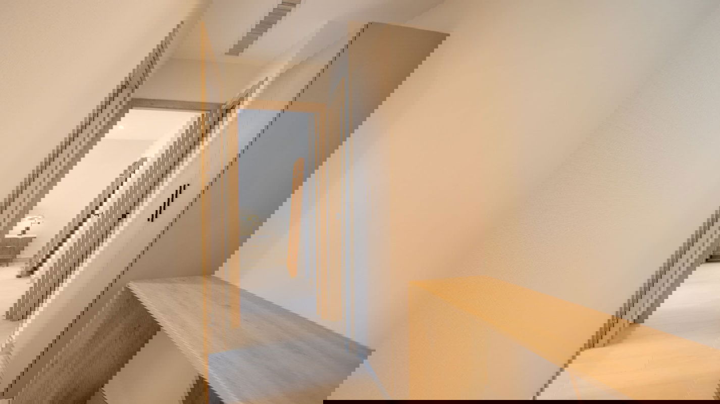 Stylish bathroom with glass shower and vessel sink PH Nogal Costa del Este Panama