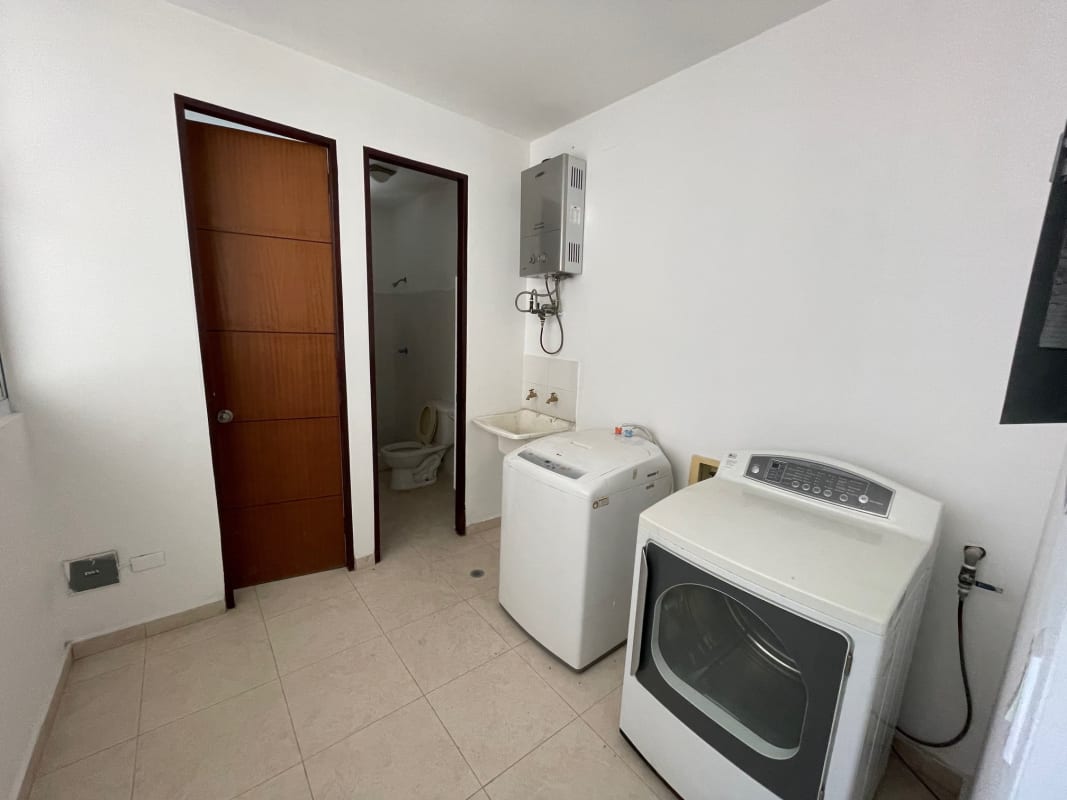 Laundry space washer hookups water heater tiled PH Costa Pacifica Punta Pacifica Panama