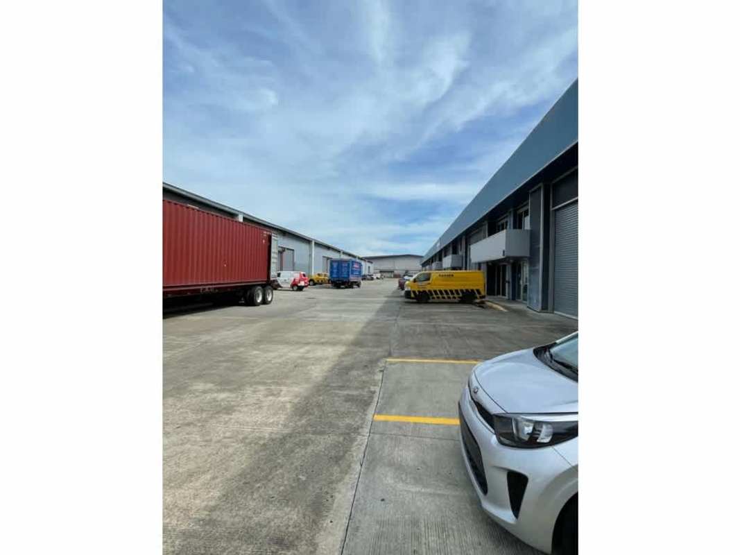 Container loading and parking space in industrial logistics park Tocumen Panama