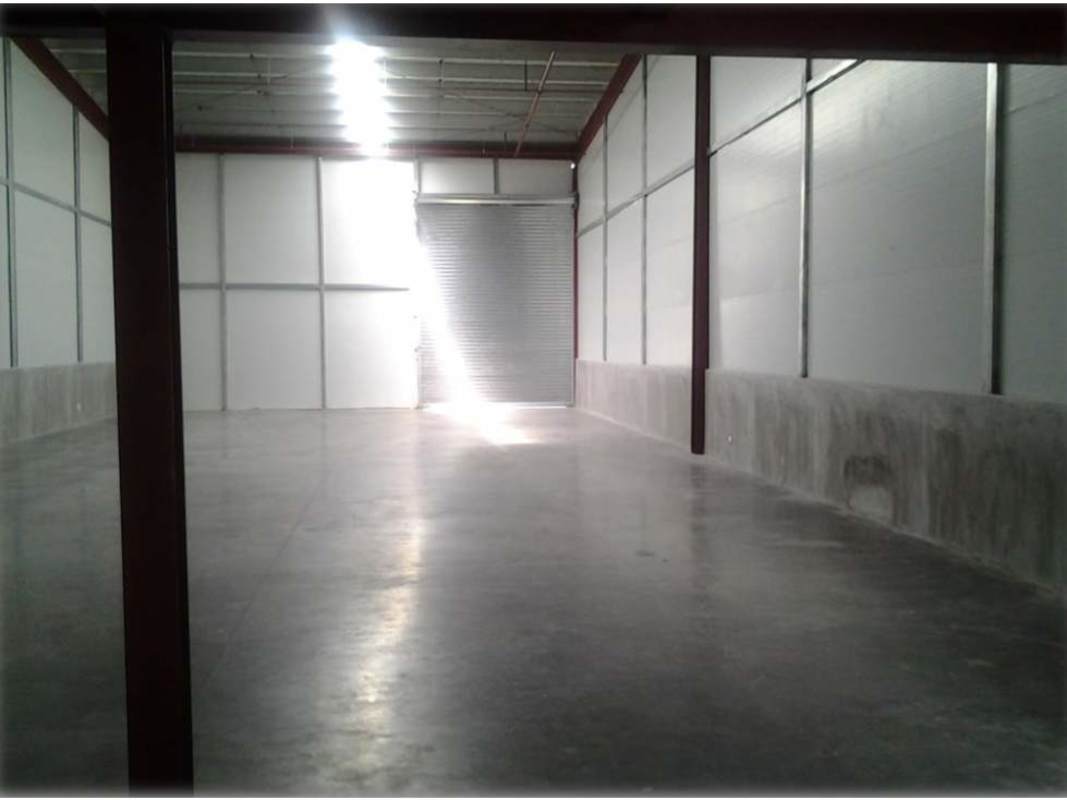 Loading bay and parking area in industrial warehouse park Tocumen Panama City