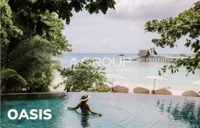 Modern paddle and tennis courts inside Buenamar Buenaventura Panama