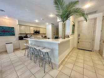 Gourmet kitchen with granite countertops and marble floors Paseo de las Casas Buenaventura