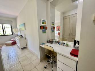 Luxury marble bathroom with glass-enclosed shower Paseo de las Casas Buenaventura Panama