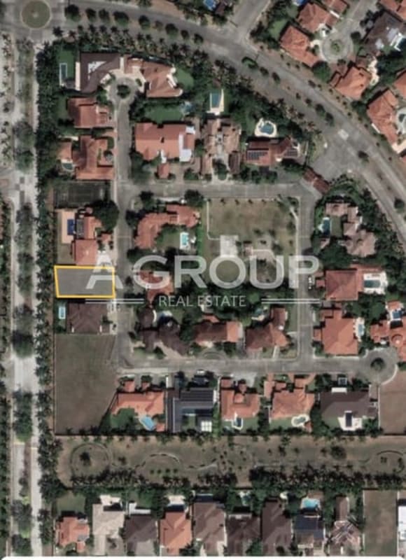 Aerial view of upscale residential lot in Veranda Costa del Este near Santa María Golf Panama City