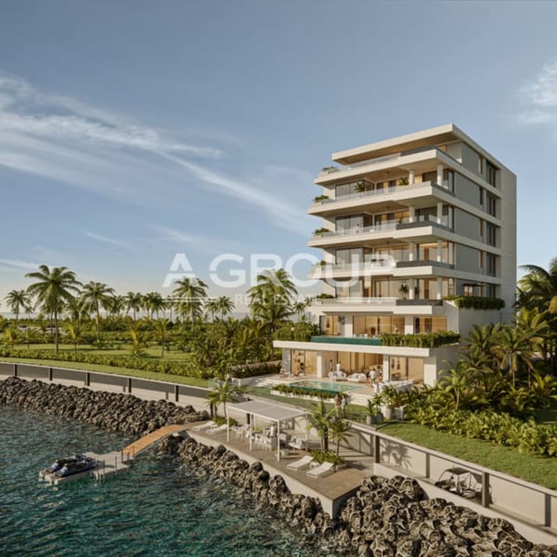 Infinity marina views from private condo pool Sunset Terrace Ocean Reef Panama