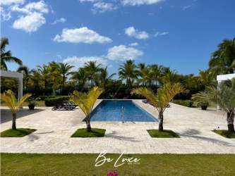 Bedroom with queen-size bed, balcony lagoon views PH Waterways Playa Blanca Panama