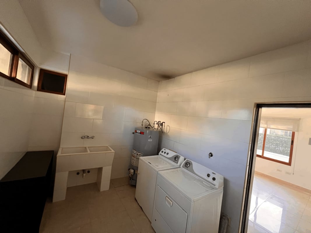 Private backyard swimming pool tropical landscaping luxury house for sale Clayton Panama