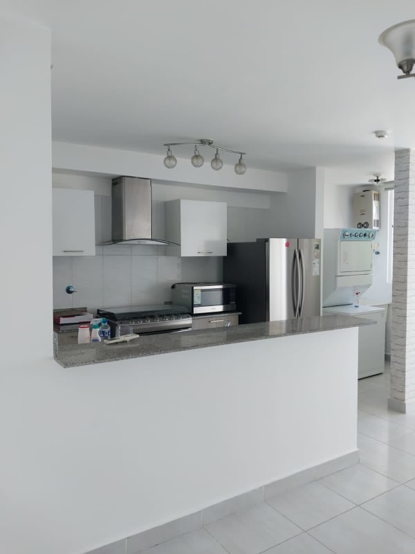 Bright master bedroom with AC unit and balcony city view PH Vista Urbana Panama