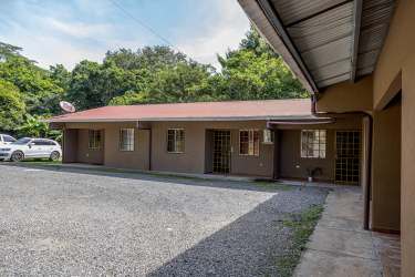 Front parking and entrances to apartments Residencial David Chiriquí Panama