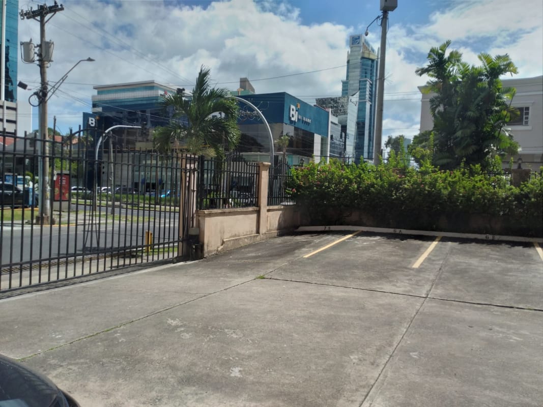 Multi-story PH Florida condominium building with balconies in Obarrio Panama City