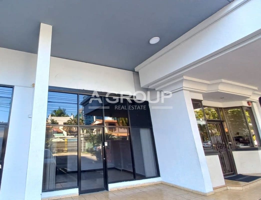 Exterior of Marbella Tower II multi-story residential and commercial tower in Bella Vista Panama