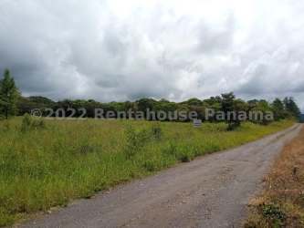 Panoramic mountain countryside scenery from land near Boquete