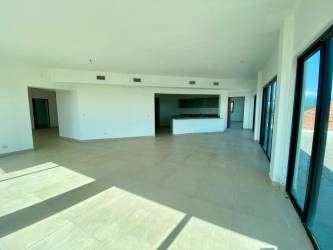 Expansive terraced balcony overlooking ocean golf course and marina at Penthouse Las Olas Vistamar