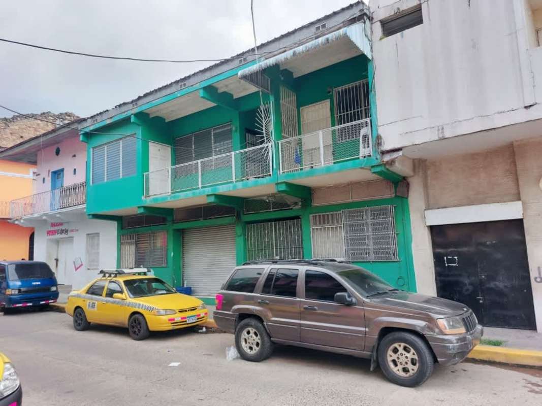 Vibrant colonial facades with balconies in Casco Viejo Panama investment property