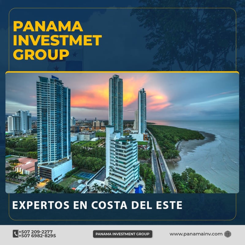Iconic Yoo Panama Tower with bay and skyline backdrop in Marbella, Panama City