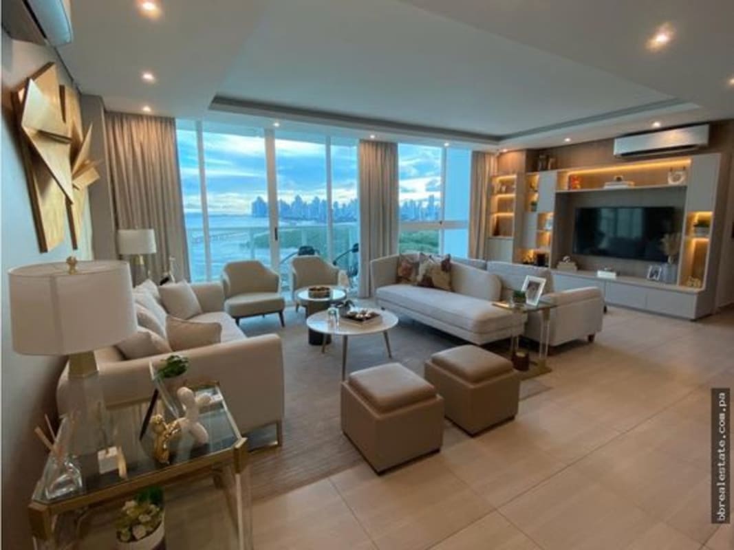 Luxury living space with panoramic views at PH Asia Costa del Este Panama