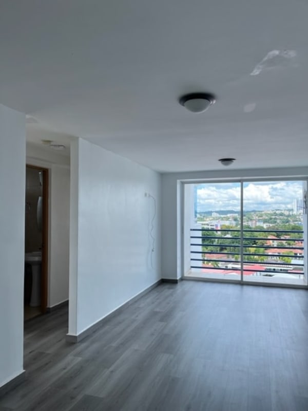 Lobby with holiday decor, seating, plants in PH Altavista Tower Hato Pintado Panama