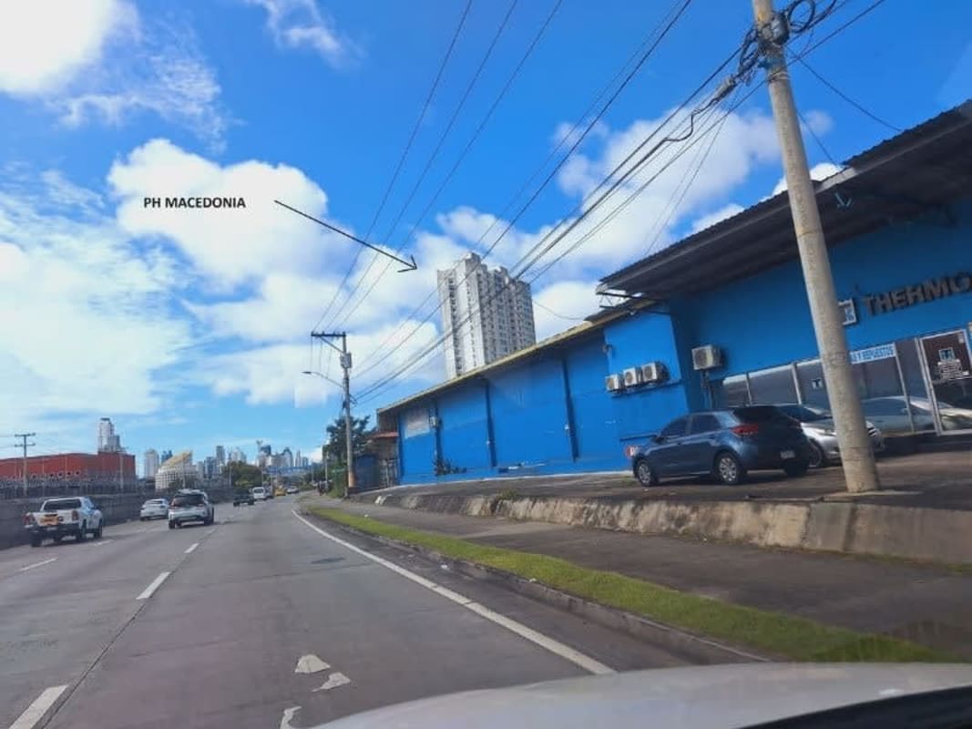 Exterior twin high-rise towers with balconies PH Macedonia Towers Betania Panama City