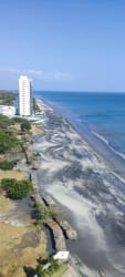 High-rise beachfront condominium along coast at PH Malibu Playa Gorgona Panama