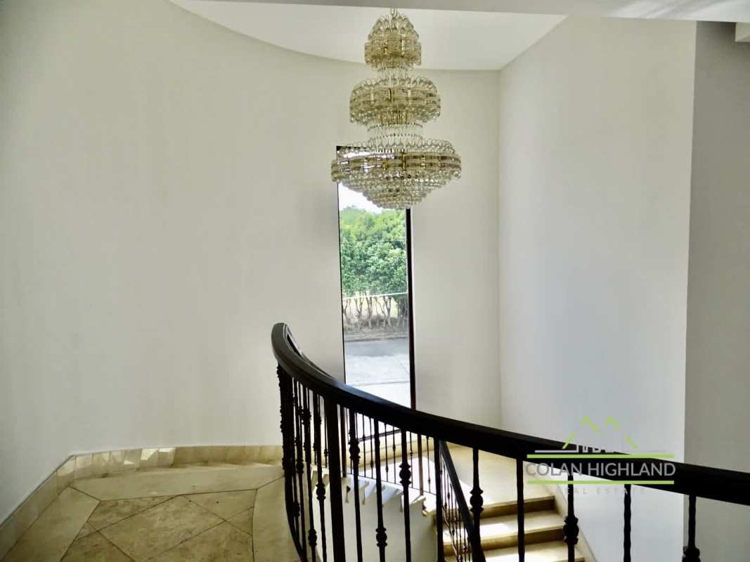 Large kitchen with granite countertops and appliances rental house Costa del Este Panama