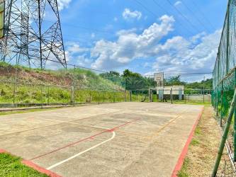 Backyard patio grass fenced area Villa Dorada Hato Montaña