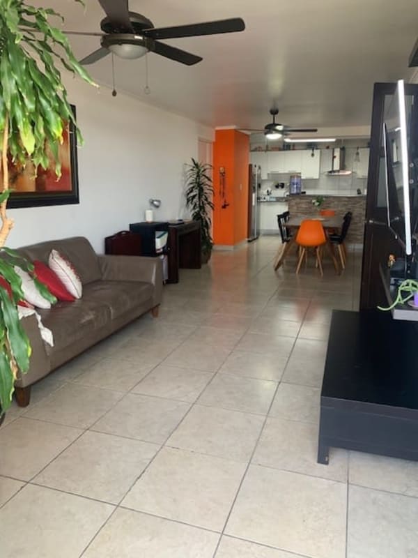 Bedroom with closet and large window PH Condado Country Club Condado del Rey