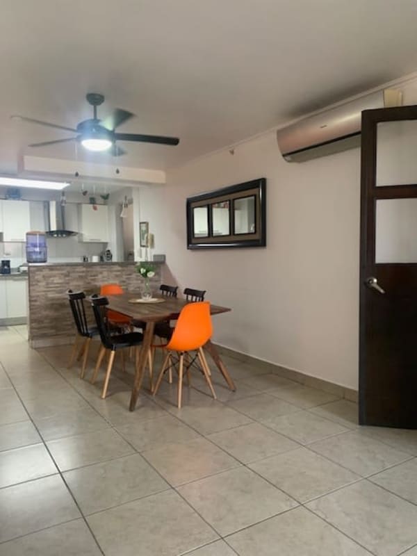 Bathroom with shower enclosure and vanity PH Condado Country Club Condado del Rey Panama