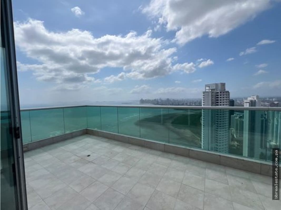 Spacious kitchen with granite countertops, stainless appliances PH Ocean Two Costa del Este