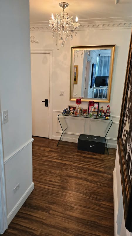 Spacious living dining room with large windows and city views PH Luxor Towers Panama