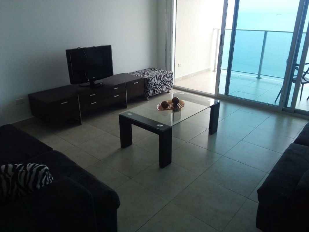 Laundry/utility room with washer/dryer hookups and storage in PH H2O On The Ocean Panama