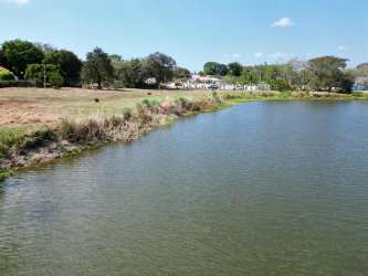 Open lot by the lake in a gated resort community ideal for luxury villa construction Panama