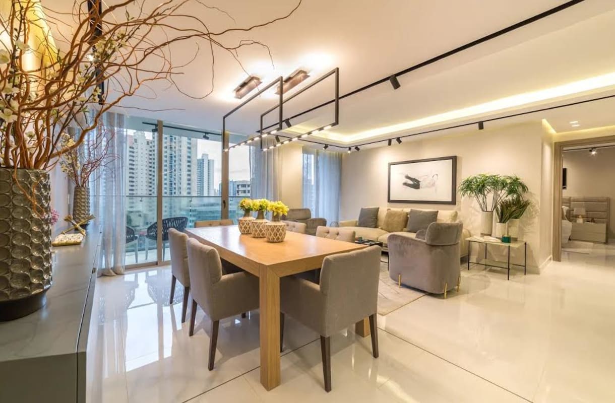 Spacious modern gym in PH Velure El Cangrejo with latest equipment panoramic views