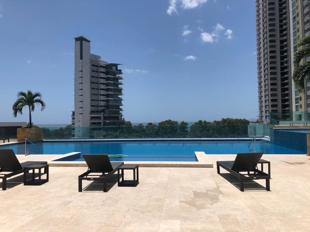 Furnished 3BR Ocean View PH Titanium Costa del Este