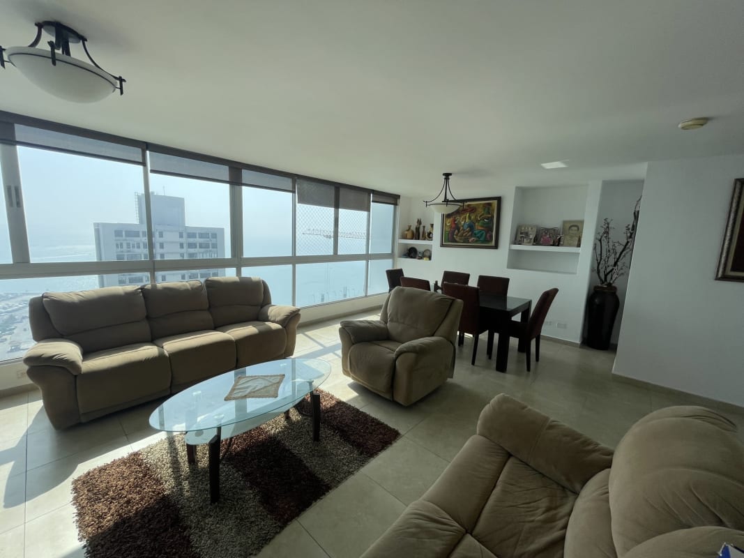 Contemporary kitchen with granite countertops and quality appliances PH South Beach Panama City