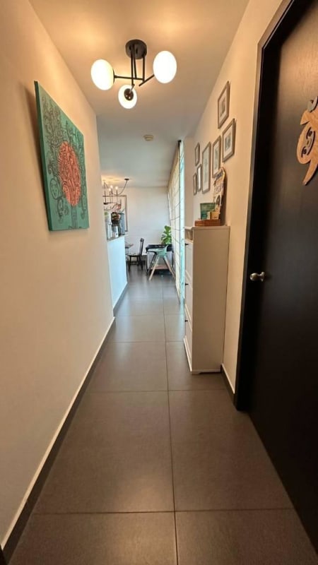 Private balcony with glass railing and city view PH Kings Park Tower 200 Panama City