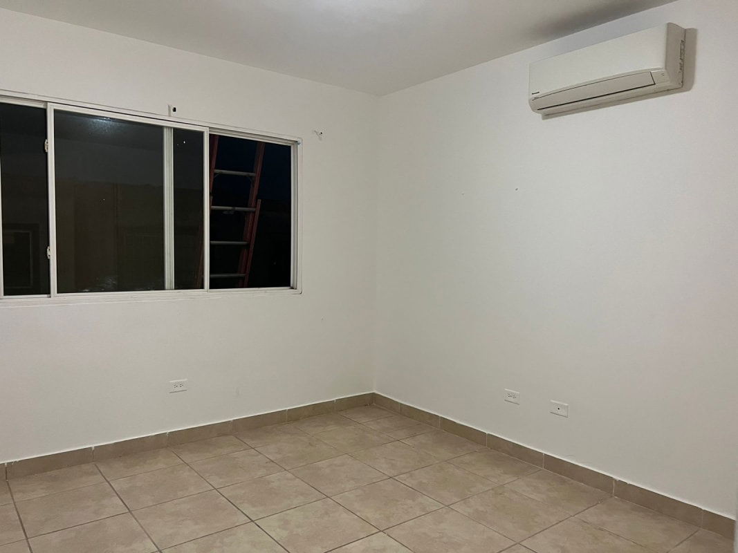 Bedroom with AC large window tiled PH Alpes Brisas del Golf Panama