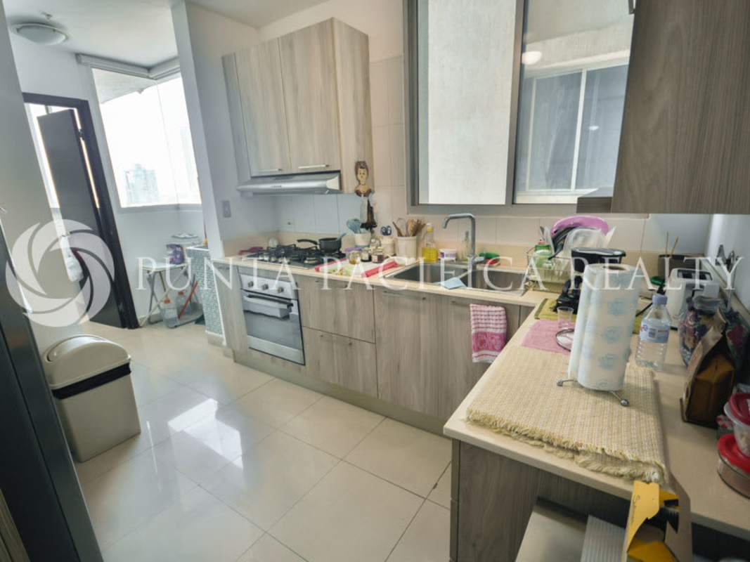 Bedroom with large window, closet and ocean views Serenity on the Bay Panama