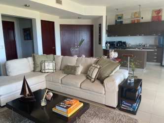 Master bedroom with private bath and Pacific Ocean view PH Las Olas Vistamar Resort